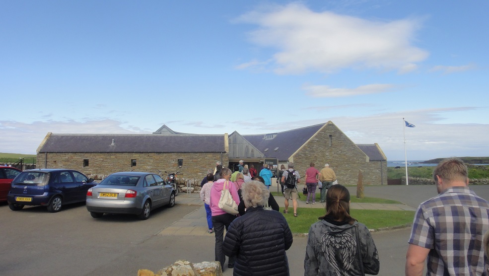 Skara Brae 的遊客中心 (要買票參觀喔~)