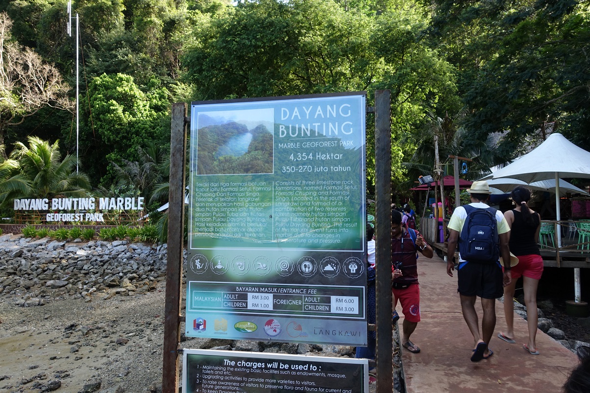Dayang Bunting 是一个生态森林公园，进入岛内需要付费 (不付钱就得搭船走了......)